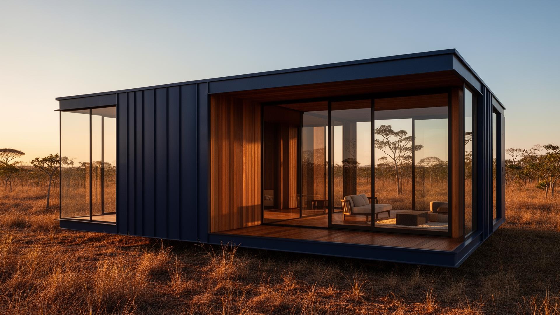 Casa modular de alto padrão GPD no cerrado